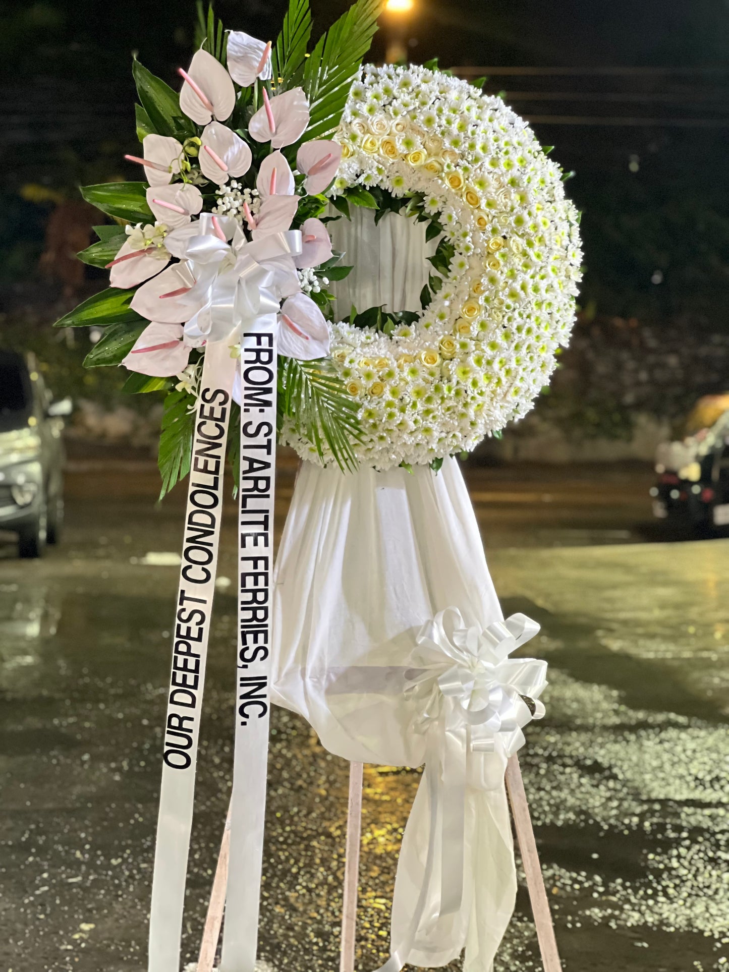 Angel’s Wings | Sympathy Flowers - Ivys Wildflower