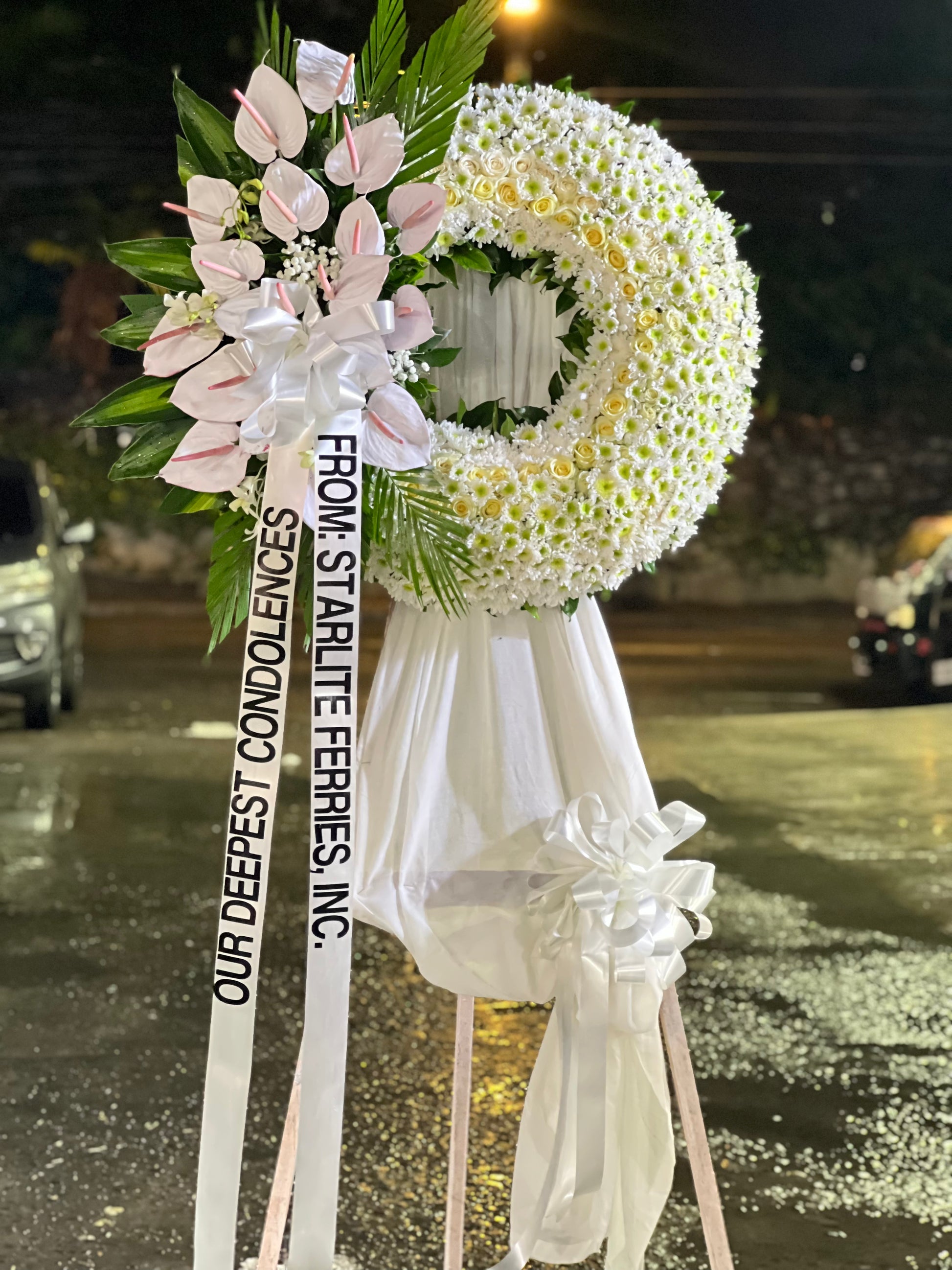 Angel’s Wings | Sympathy Flowers - Ivys Wildflower