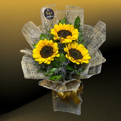 Bright Horizon Sunflower Basket