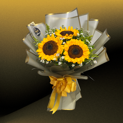 Bright Horizon Sunflower Basket