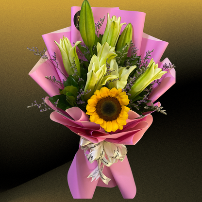 Bright Horizon Sunflower Basket