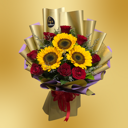 Golden Glow Sunflower Bouquet