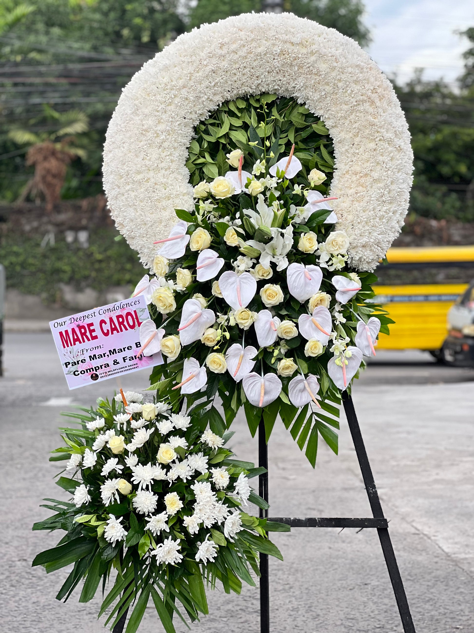 Purest Farewell | Sympathy Flowers - Ivys Wildflower