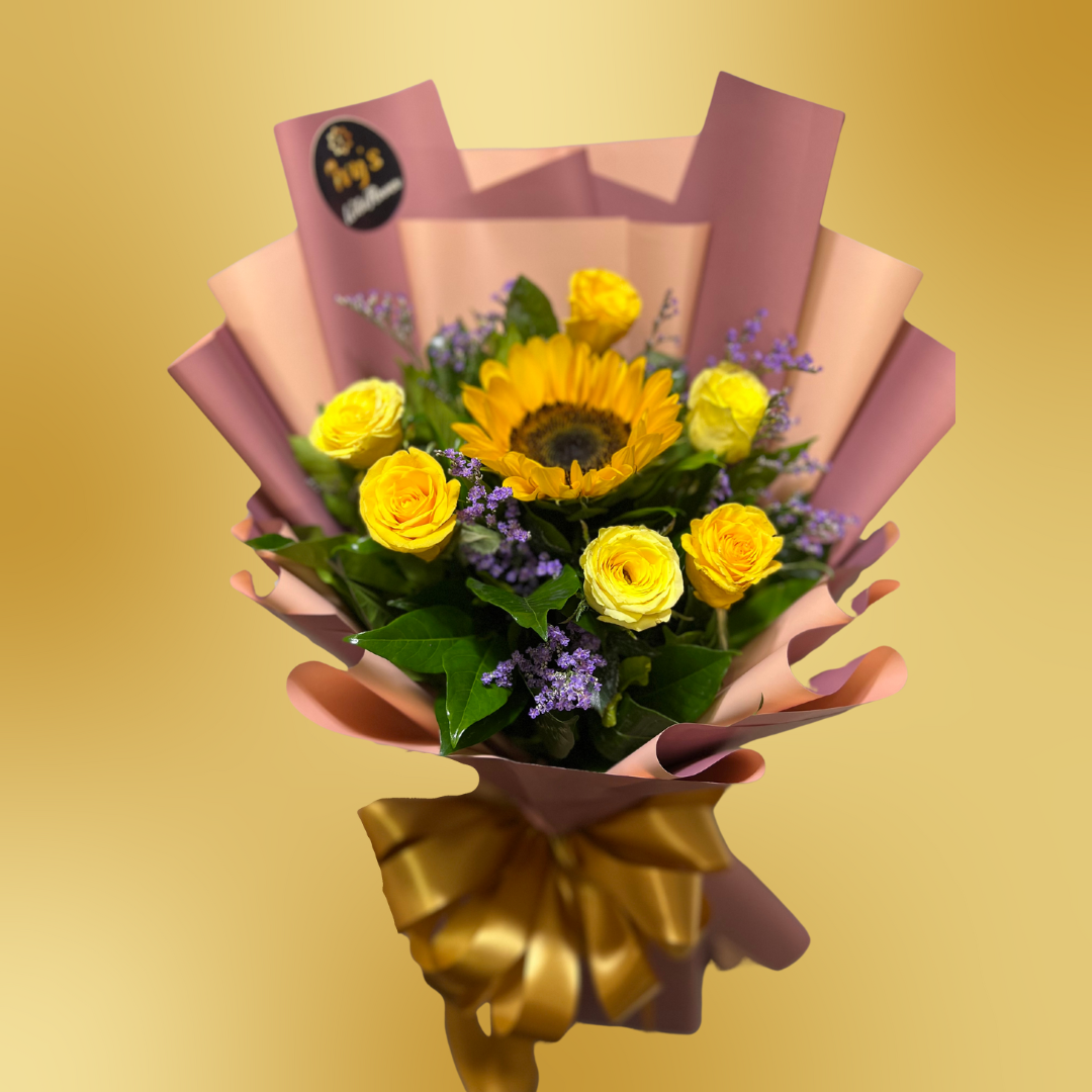 Sunny Charm Floral Display