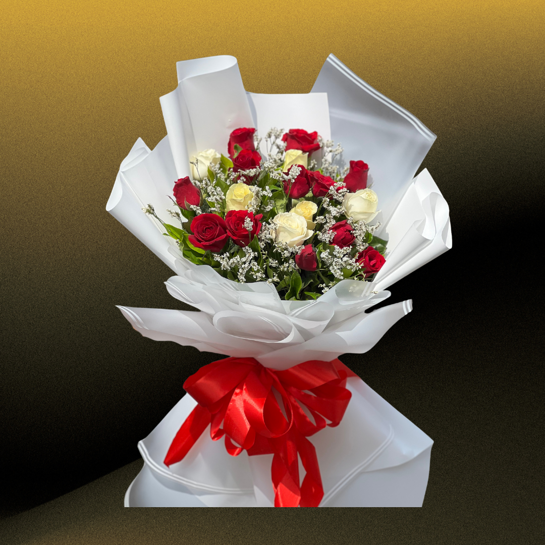 Graceful Twelve Roses | Flowers by Ivy's Wildflower