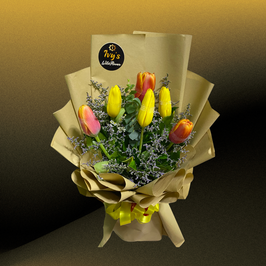 Sweet Six Tulips | Flowers by Ivy's Wildflower